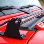 52 Inches LED Hood Mount Light Bar Kit for Jeep Wrangler JL 2018+