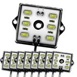 8 Module 48 LED White Exterior Truck Bed Rock