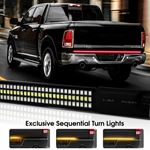 Tailgate Rigid LED Strip 60 inches Red White Sequential Amber