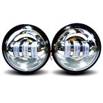 GENSSI 4-1/2" CHROME LED AUXILIARY SPOT FOG PASSIN