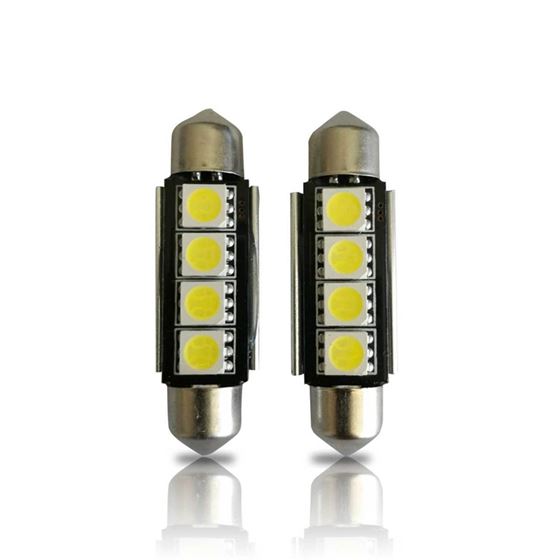 42mm 211-2 578 CANBUS 4-SMD Festoon LED Bulbs (2 P