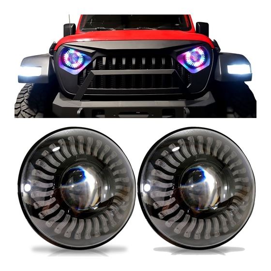 Demon Eye LED Headlights for Wrangler JL  Gladiator 2018+
