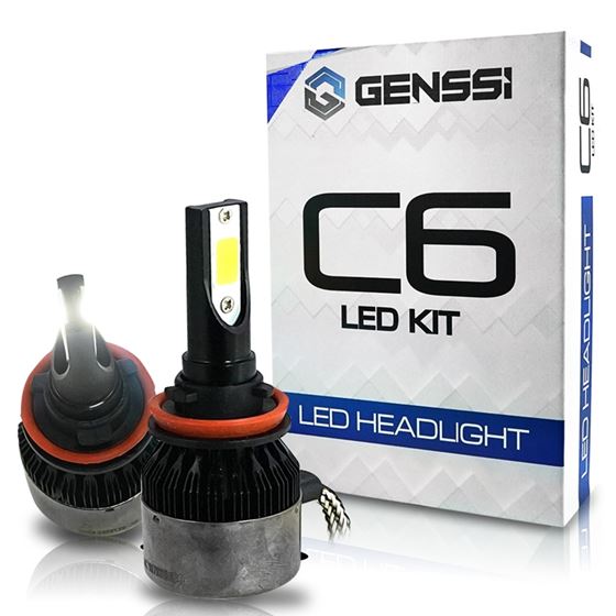 C6 LED KIT – 7600 Lumen LED Headlight Kit H11