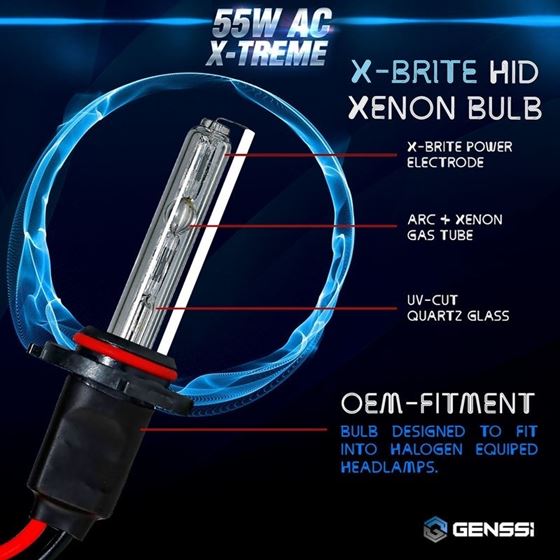 New 5202 HID Kit Conversion G7 Slim Performance Xenon 55W3
