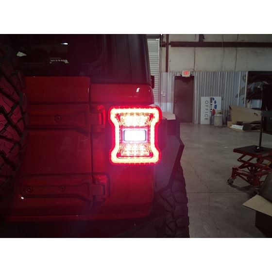 Clear LED Tail Lights for Jeep Wrangler JL 2018+