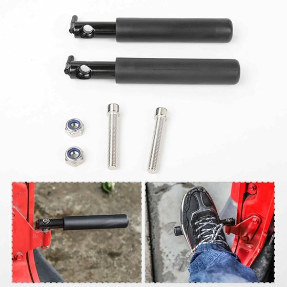 Foot Pegs for Jeep Wrangler JK and JKU 2007-2018 Black