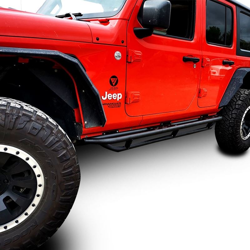 Running Boards Side Steps Rail Steps Rock Sliders for Jeep Wrangler JLU ...